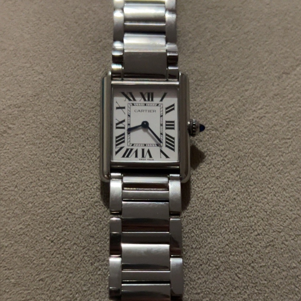 Tank style watch